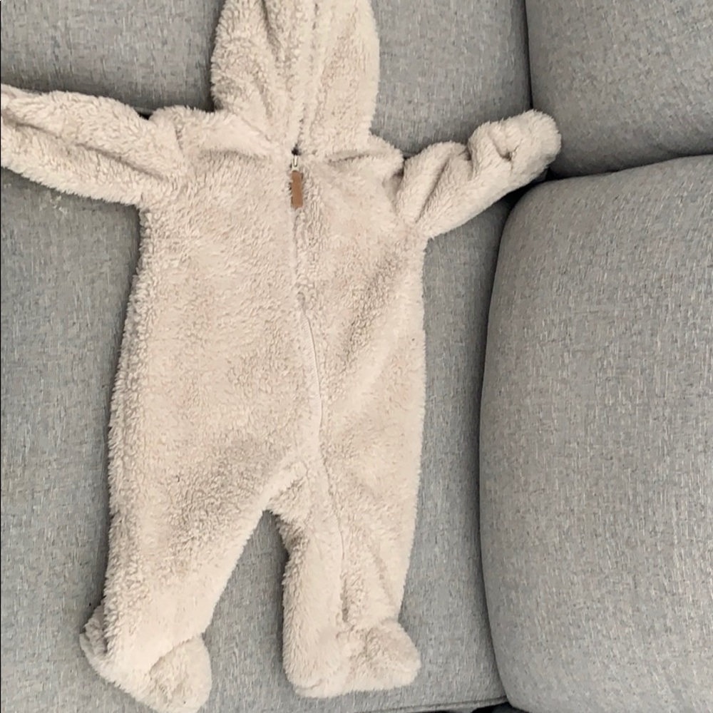 Baby winter fleece suit